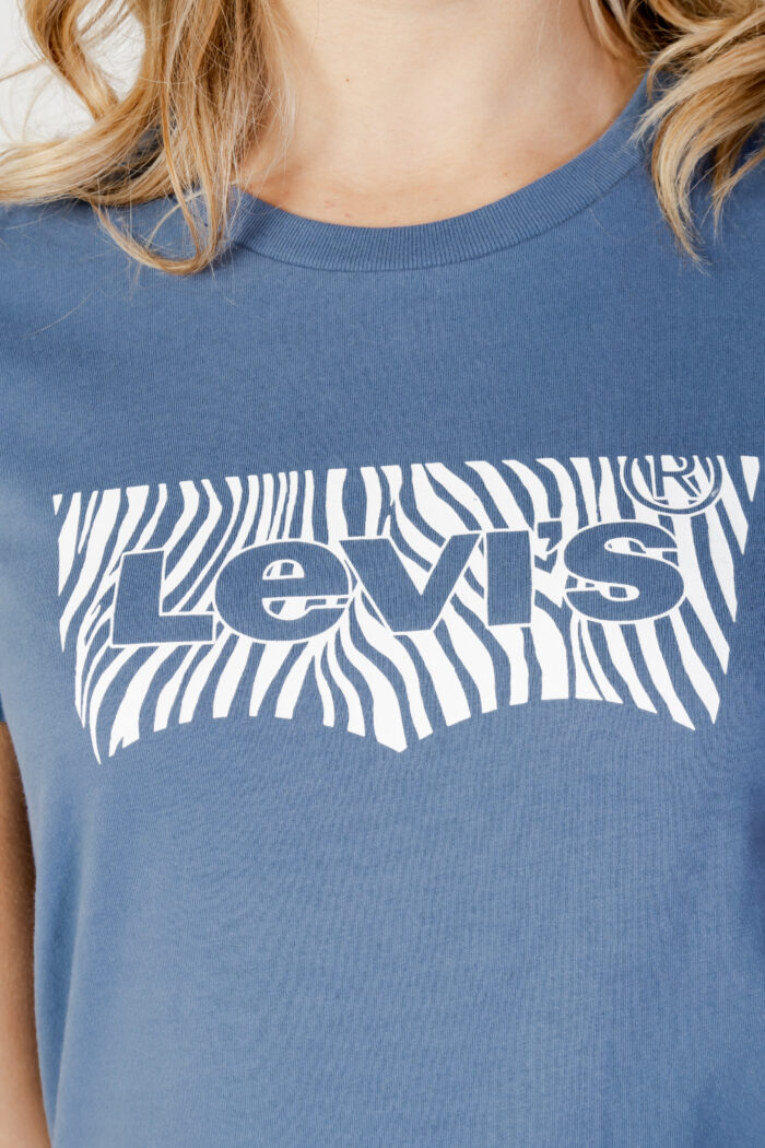 T-shirt Levi’s® THE PERFECT TEE ZEBRA FILL Indigo – 101219