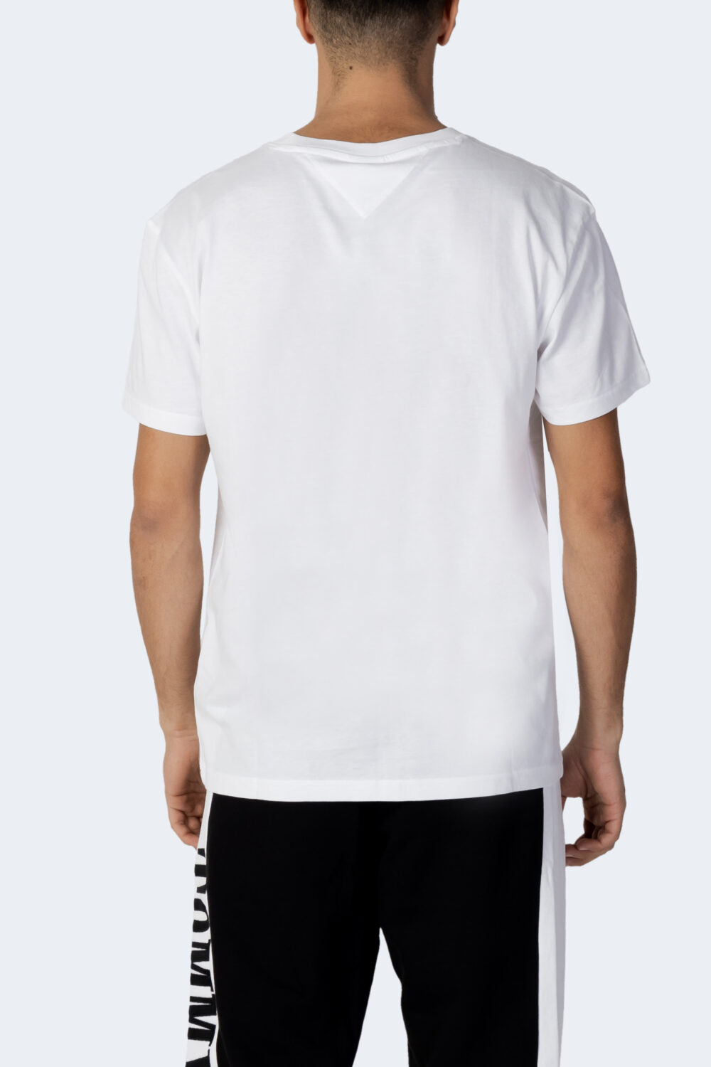 T-shirt Tommy Hilfiger Jeans TJM CLASSIC LINEAR L Bianco - Foto 3