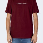T-shirt Tommy Hilfiger Jeans TJM CLASSIC LINEAR L Bordeaux - Foto 1