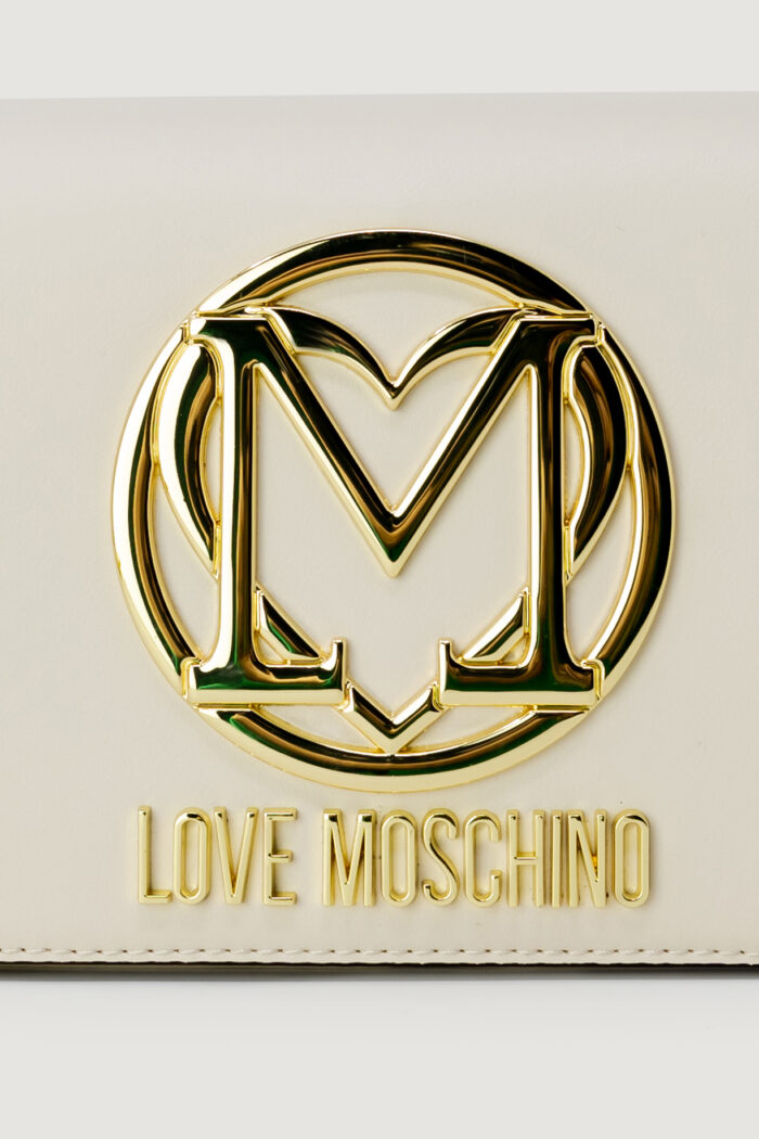 Borsa Love Moschino LOGO TONDO Panna – 102791