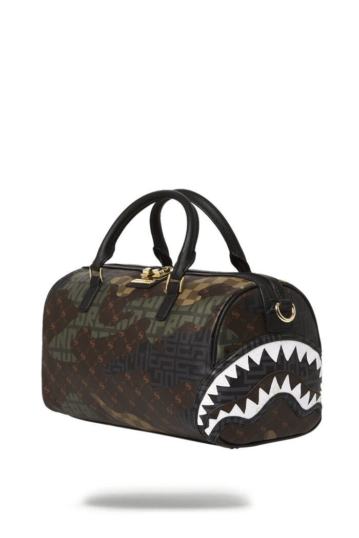 Borsa Sprayground CAMO BRANDED MINI DUFFLE  910D4945NSZ Marrone