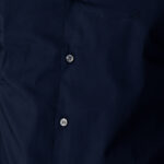 Camicia manica lunga Calvin Klein POPLIN STRETCH SLIM Blu - Foto 2