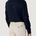 Camicia manica lunga Calvin Klein POPLIN STRETCH SLIM Blu - Foto 4