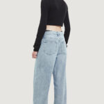 Cardigan Calvin Klein Jeans BADGE CROPPED ZIP-TH Nero - Foto 5