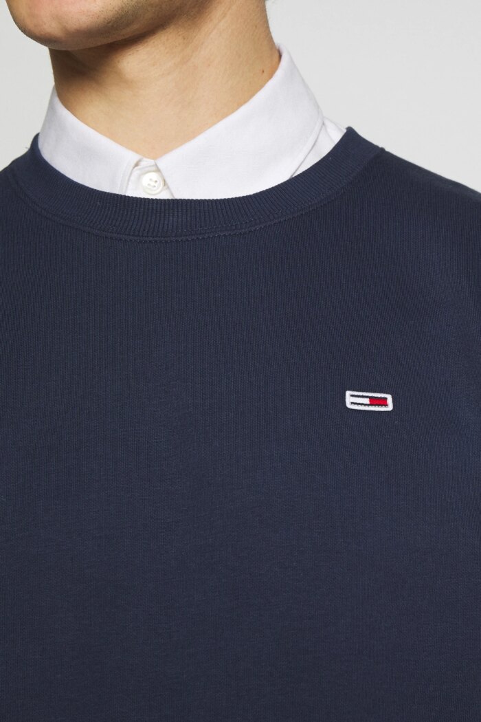 Felpa senza cappuccio Tommy Hilfiger REGULAR FLEECE C Blu