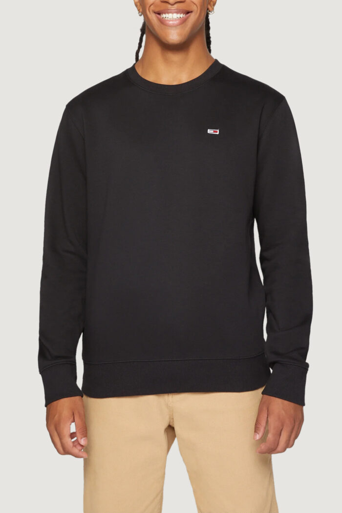 Felpa senza cappuccio Tommy Hilfiger REGULAR FLEECE C Nero