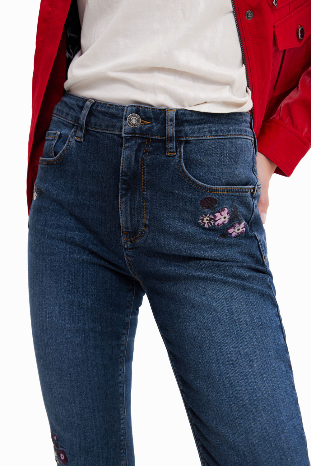 Jeans skinny Desigual DENIM FLORES Denim - Foto 2