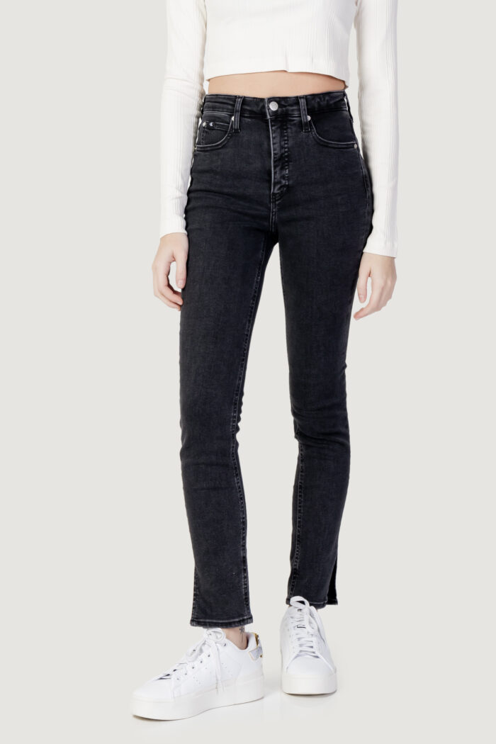 Jeans slim Calvin Klein HIGH RISE SKINNY Nero – 101759
