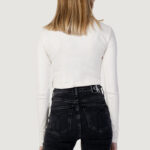 Maglia Calvin Klein Jeans BADGE POLO COLLAR LO Panna - Foto 3