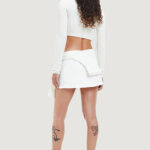 Maglia Calvin Klein Jeans CUT OUT NECKLINE SWE Panna - Foto 3