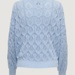 Maglione Only BRYNN LIFE STRUCTURE L/S PUL KNT NOOS Celeste - Foto 2