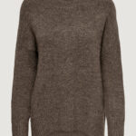 Maglione Only ONLNANJING L/S PULLOVER KNT NOOS Marrone - Foto 2