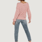 Maglione Only BRYNN LIFE STRUCTURE L/S PUL KNT NOOS Rosa - Foto 4