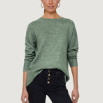 Maglione Only ONLNANJING L/S PULLOVER KNT NOOS Verde - Foto 1