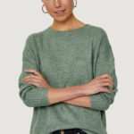 Maglione Only ONLNANJING L/S PULLOVER KNT NOOS Verde - Foto 3
