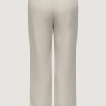 Pantaloni a palazzo Only ONLLANA-BERRY MID STRAIGHT TLR NOOS Beige chiaro - Foto 5