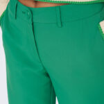 Pantaloni a palazzo Only ONLLANA-BERRY MID STRAIGHT TLR NOOS Verde - Foto 2