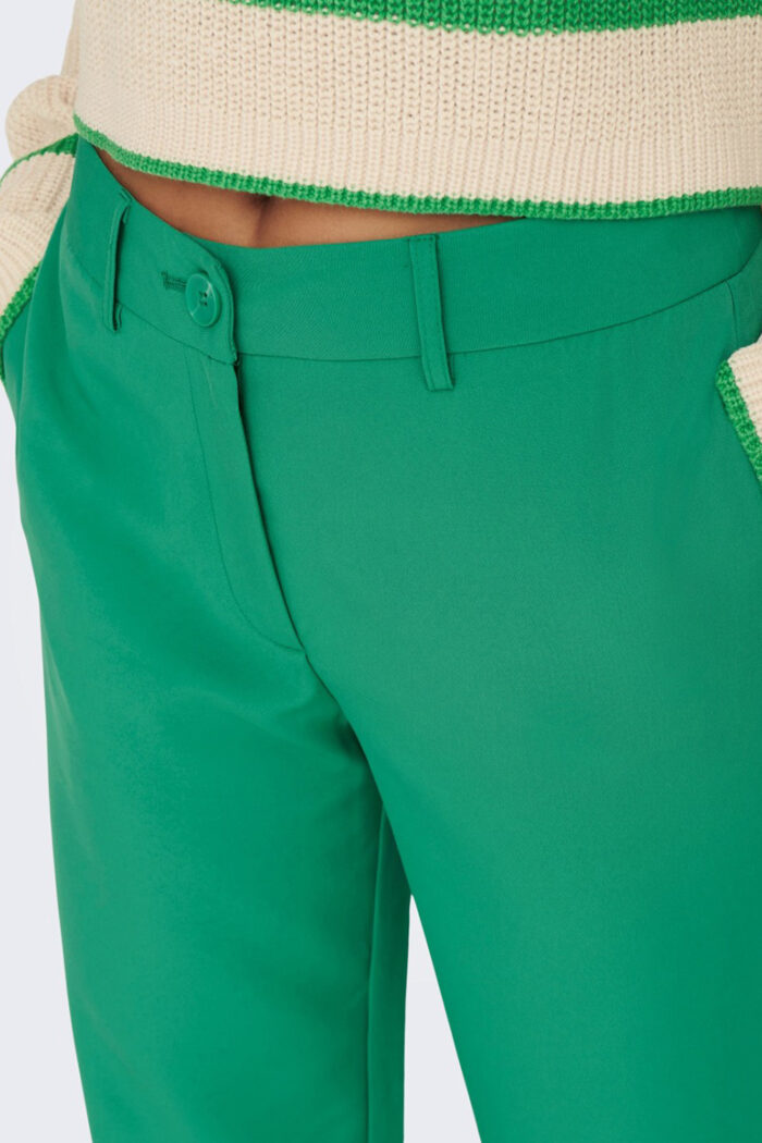 Pantaloni a palazzo Only ONLLANA-BERRY MID STRAIGHT TLR NOOS Verde – 101370