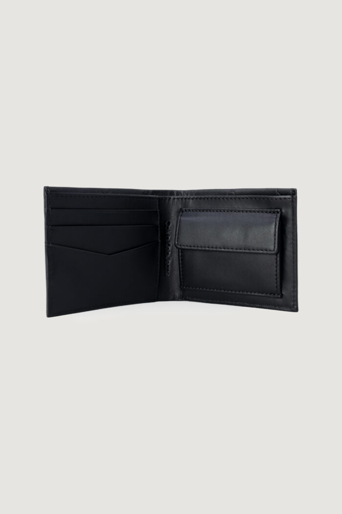 Portafoglio con portamonete Calvin Klein MONOGRAM SOFT BIFOLD Antracite – 102553