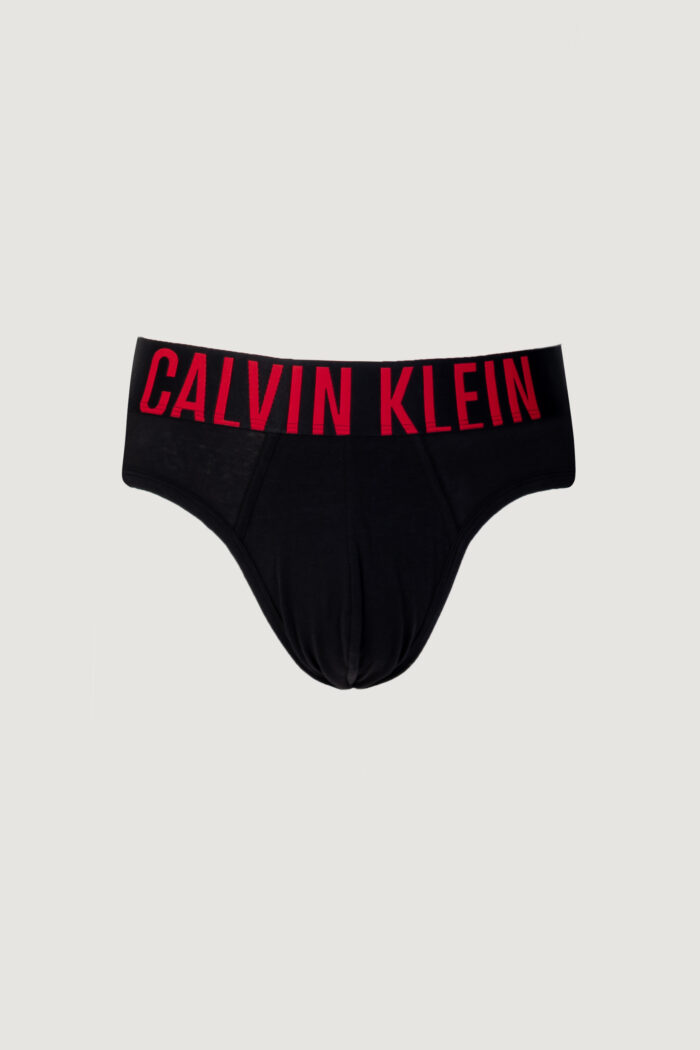 Slip Calvin Klein Underwear HIP BRIEF 2PK B-EXACT/ SAMBA LOGOS Nero