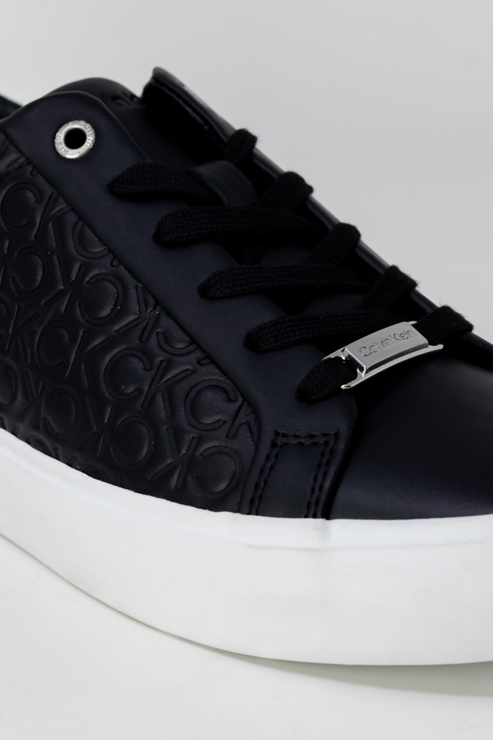Sneakers Calvin Klein VULC LACE UP MONO MI Nero - Foto 3