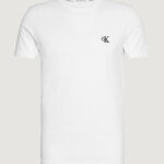 T-shirt Calvin Klein Jeans ESSENTIAL SLIM TEE Bianco - Foto 4