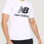 T-shirt New Balance ESSENTIALS STACKED LOGO Bianco - Foto 1