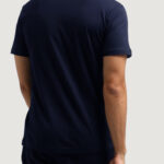 T-shirt New Balance ESSENTIALS STACKED LOGO Blu - Foto 2