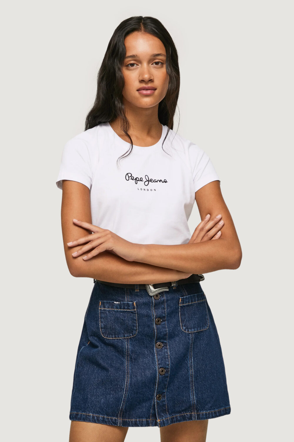 T-shirt Pepe Jeans NEW VIRGINIA Bianco - Foto 1