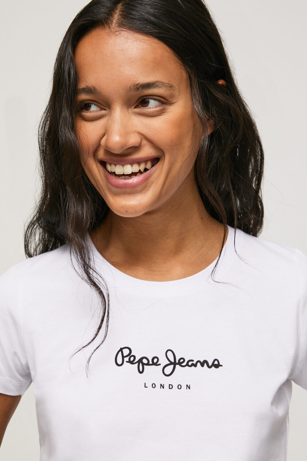T-shirt Pepe Jeans NEW VIRGINIA Bianco - Foto 2
