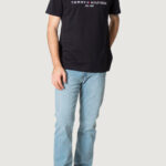 T-shirt Tommy Hilfiger Jeans CORE TOMMY LOGO TEE Blu - Foto 3