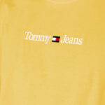 T-shirt Tommy Hilfiger Jeans TJM CLASSIC LINEAR L Giallo - Foto 2