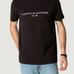 T-shirt Tommy Hilfiger Jeans CORE TOMMY LOGO TEE Nero - Foto 1