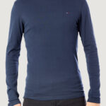 T-shirt manica lunga Tommy Hilfiger Jeans ORIGINAL RIB LONGSLEEVE TEE Blu - Foto 1