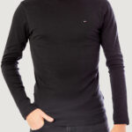 T-shirt manica lunga Tommy Hilfiger Jeans ORIGINAL RIB LONGSLEEVE TEE Nero - Foto 1