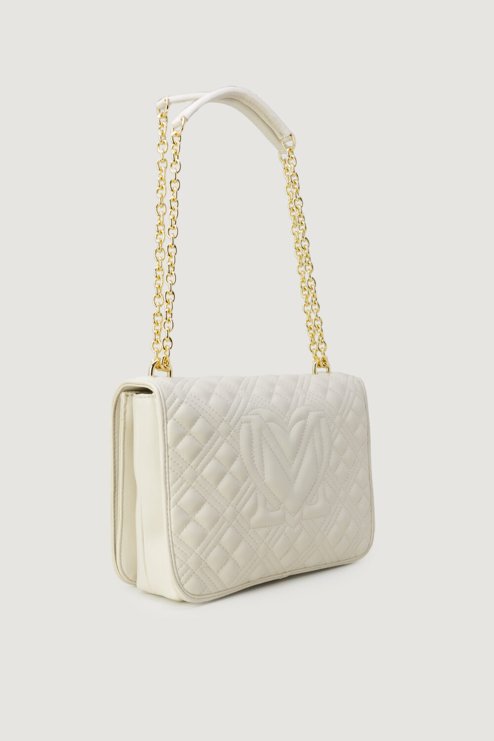 Borsa Love Moschino QUILTED NAPPA Beige - Foto 4