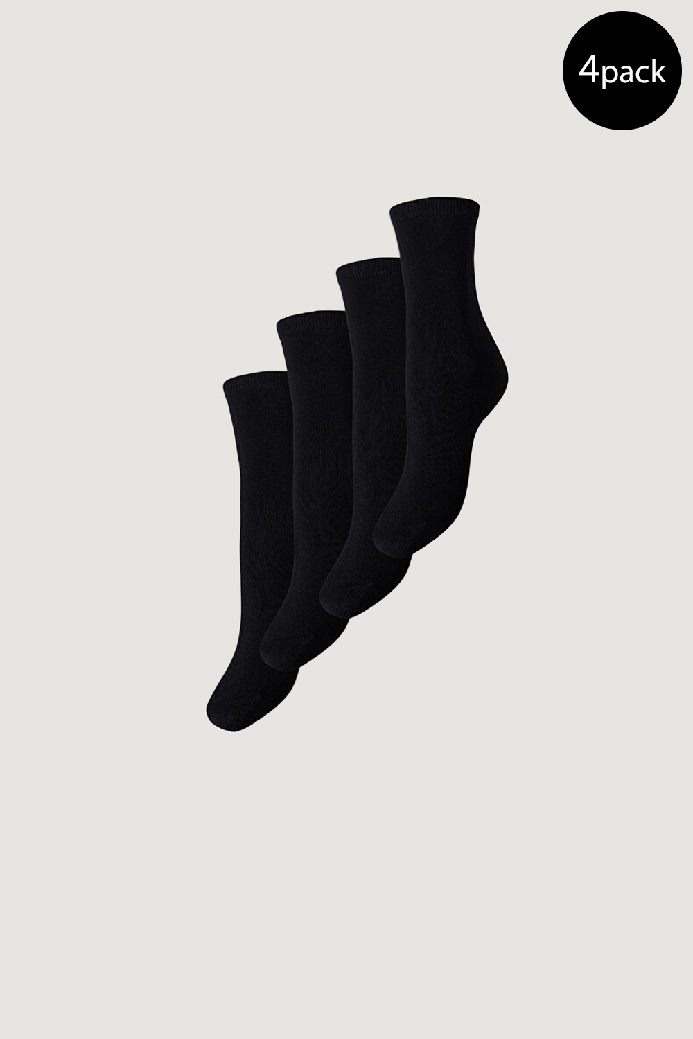 Calzini Pieces Elisa 4 Pack Socks Noos Nero - Foto 2
