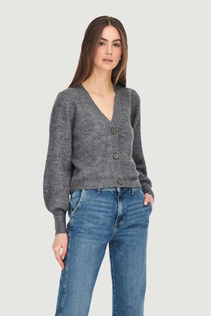 Cardigan Jacqueline De Yong JDYDREA L/S SHORT CARDIGAN KNT NOOS – 15223312 Grigio