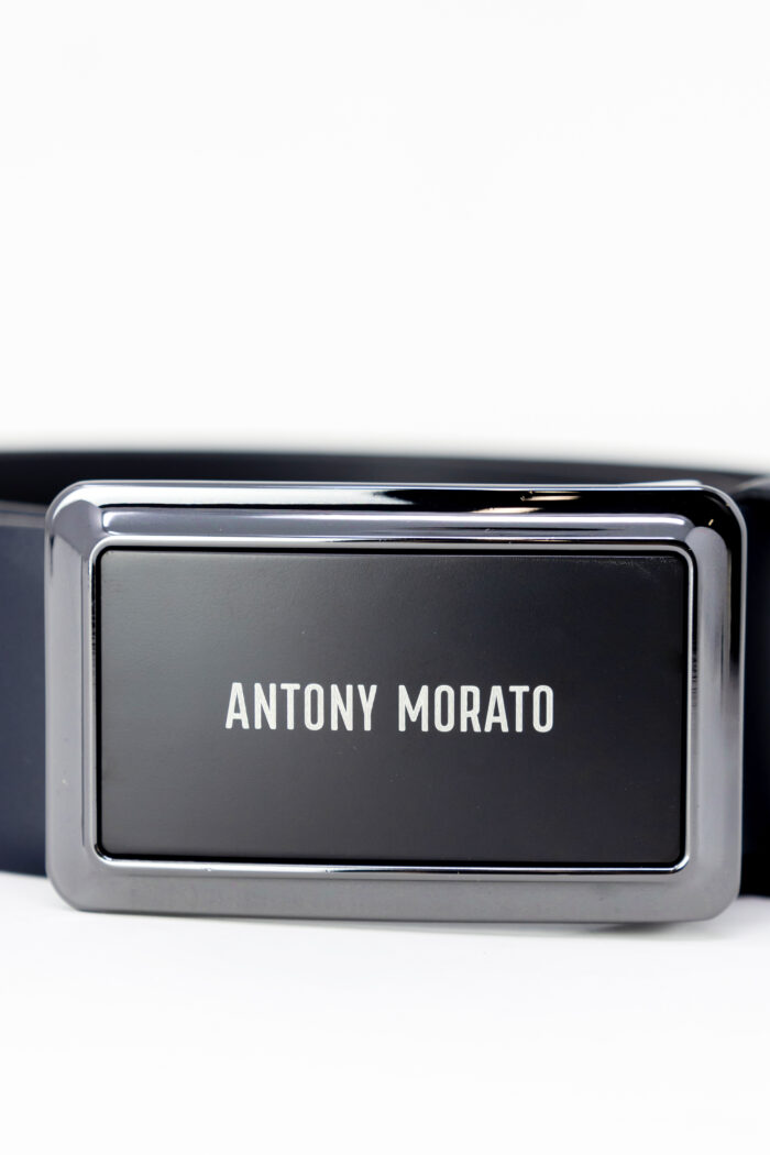 Cinta Antony Morato IN PELLE H.35MM CON PL Blu – 102482