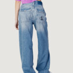 Jeans larghi Calvin Klein Jeans HIGH RISE RELAXED Denim chiaro - Foto 4