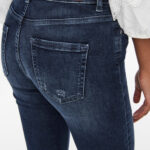 Jeans skinny Only ONLBLUSH MID SK ANK RAW REA811 NOOS Denim scuro - Foto 4
