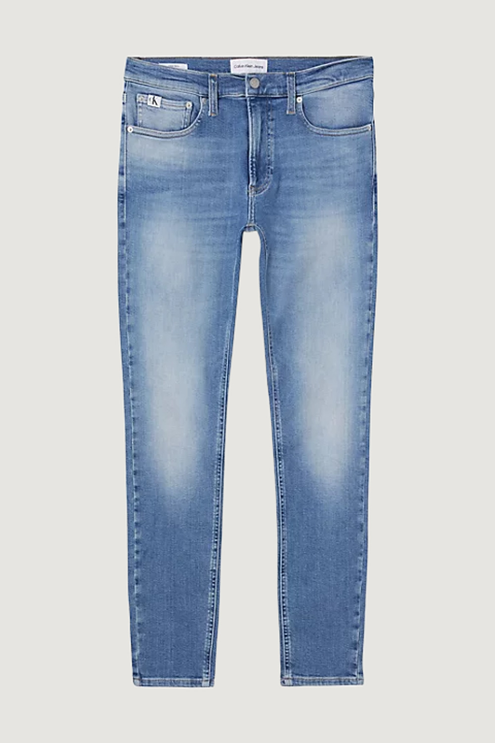 Jeans slim Calvin Klein Jeans SUPER SKINNY Denim chiaro - Foto 1