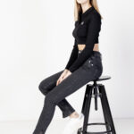 Maglia Calvin Klein Jeans BADGE POLO COLLAR LO Nero - Foto 2