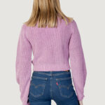 Maglione Calvin Klein Jeans WASHED MONOLOGO SWEA Lilla - Foto 4