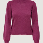 Maglione Jacqueline de Yong JDYRUE L/S PULLOVER KNT NOOS Magenta - Foto 2