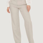 Pantaloni a palazzo Only ONLLANA-BERRY MID STRAIGHT TLR NOOS Beige chiaro - Foto 1