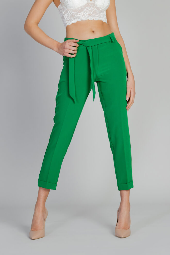 Pantaloni a sigaretta Sol Wears Women MARIA Verde – 99629