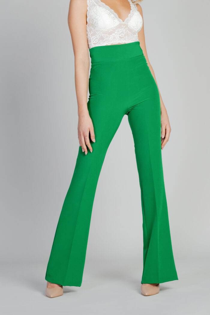 Pantaloni bootcut Sol Wears Women CLARISSA Verde – 99630