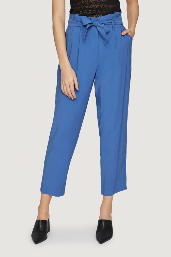 Pantaloni cropped Vila Clothes VIKAYA HW 7/8 – NOOS Blu marine – 104373