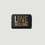 Portafoglio piccolo Love Moschino LETTERING Nero - Foto 1